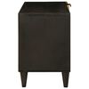 vidaXL TV Cabinet Black and Gold 80 x 33 x 46 cm Engineered wood