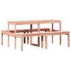 vidaXL Picnic Table 160x134x75 cm Solid Wood Douglas