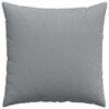 vidaXL Sofa Pillows 2 pcs Light Grey 80 x 80 cm Fabric
