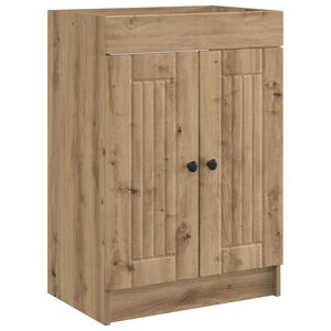 vidaXL Bathroom under Sink Cabinet Artisan Oak 56 x 37.5 x 81 cm