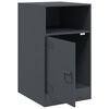 vidaXL Bedside Cabinet Anthracite 34.5x39x62 cm Steel