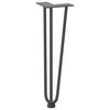 vidaXL Hairpin Legs for Coffee Table 4 pcs Anthracite 42 cm Solid Steel