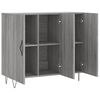 vidaXL Sideboard Grey Sonoma 90x34x80 cm Engineered Wood