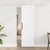 vidaXL Sliding Door White 61 x 198.5 cm Solid Pine Wood