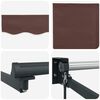 vidaXL Manual Retractable Awning Brown 500x300 cm