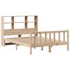 vidaXL Bookcase Bed without Mattress 140x200 cm Solid Wood Pine