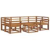 vidaXL Outdoor Sofa Set 7 pcs Natural Solid Acacia Wood