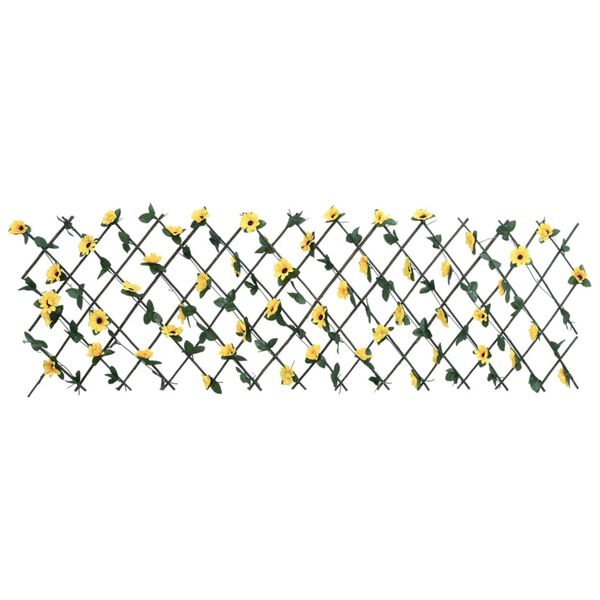 vidaXL&nbsp;Artificial Ivy Trellis Expandable 5 pcs Yellow 180x60 cm