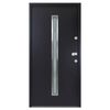 vidaXL Aluminium Front Door Anthracite 90x200 cm