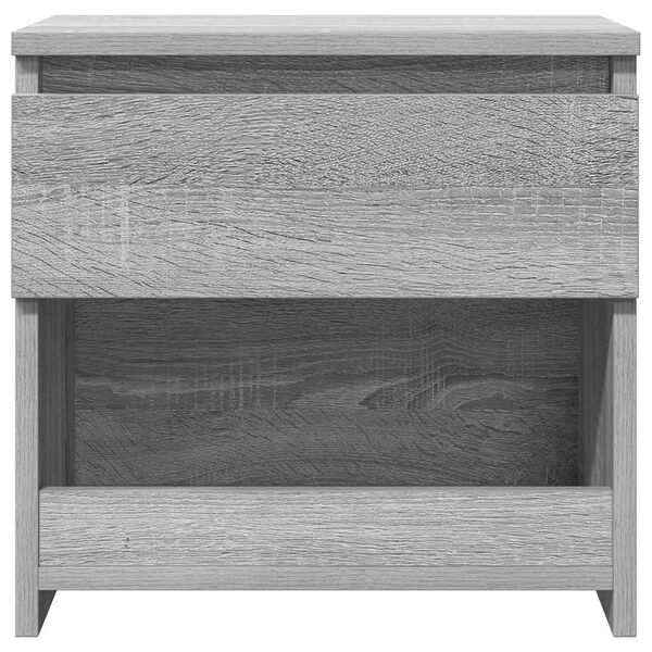vidaXL Bedside Cabinet Grey Sonoma 40x30x39 cm Engineered Wood