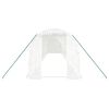 vidaXL Greenhouse with Steel Frame White 24 m&sup2; 12x2x2 m
