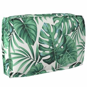 vidaXL Pallet Cushion for Backrest Floral Leaf pattern 60 x 40 x 12 cm