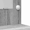 vidaXL Dressing Table with Drawer 3 pcs Grey Sonoma Engineered Wood