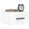 vidaXL Wall-mounted Bedside Cabinets 2 pcs High Gloss White 35x35x20 cm