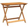 vidaXL Garden Table Folding Brown 90 x 55 x 75 cm Solid Acacia Wood
