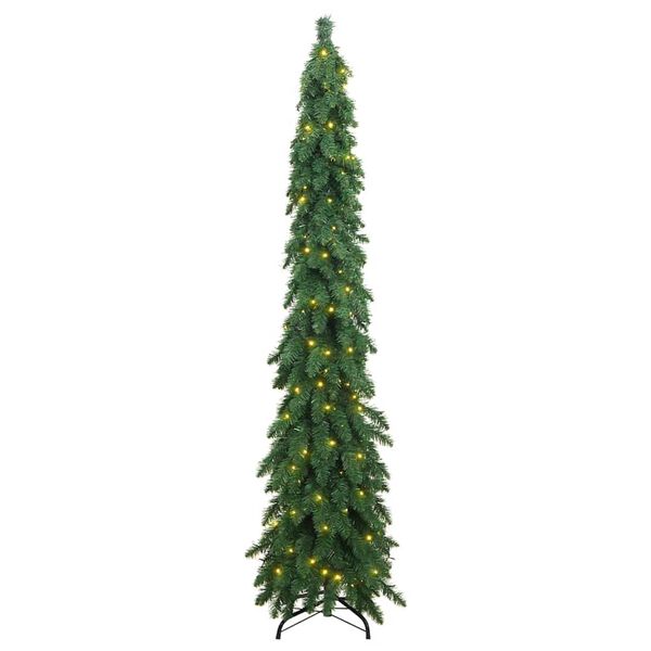 vidaXL Artificial Pre-lit Christmas Tree with 130 LEDs 210 cm