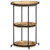 vidaXL Side Table Ø55x83 cm Solid Wood Mango