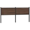 vidaXL Replace Headboard Brown Oak 180 cm Engineered Wood and Steel
