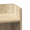 vidaXL Side Table with Shelf Sonoma Oak 25.5x27x60 cm