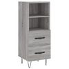 vidaXL Sideboard Grey Sonoma 34,5x34x90 cm Engineered Wood