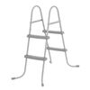 Bestway Pool Ladder | Grey | Metal frame, Plastic steps | 2-step | Non-slip