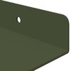 vidaXL Floating Shelf 4 pcs Olive Green 80 x 18 x 2.5 cm Steel