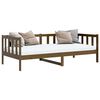 vidaXL Day Bed without Mattress Honey Brown Solid Wood Pine 90x200cm