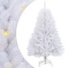 vidaXL Artificial Christmas Tree White 150 cm PVC and Metal