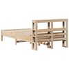 vidaXL Bed Frame without Mattress 100x200 cm Solid Wood Pine