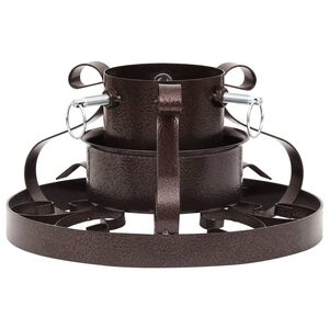 vidaXL Christmas Tree Stand Antique Copper 29x29x15,5 cm