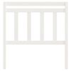 vidaXL Bed Headboard White 106x4x100 cm Solid Wood Pine