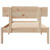 vidaXL Bed Frame without Mattress 90x200 cm Solid Wood Pine