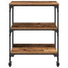 vidaXL Kitchen Trolley Old Wood 60 x 41 x 76 cm Engineered Wood
