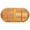 vidaXL Table Top Brown 110 x 55 x 2 cm Solid Acacia Wood
