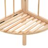 vidaXL Corner Shelf Cedar Wood 27x27x110 cm