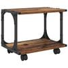 vidaXL Printer Stand Old Wood 41 x 28 x 33.5 cm Engineered Wood
