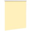 vidaXL Roller Blind Blackout Yellow 120x130 cm Fabric Width 116.6 cm Polyester