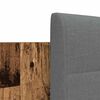 vidaXL Bed Frame with Headboard Old Wood 180 x 200 cm Engineered Wood