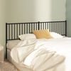 vidaXL Metal Replace Headboard Black 193 cm