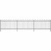 vidaXL Fence 600 x 150 cm Powder coated steel