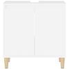 vidaXL Sink Cabinet White 58x33x60 cm Engineered Wood
