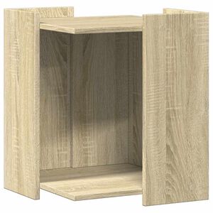 vidaXL Cat Litter Box Enclosure Sonoma Oak 42x42x51 cm Engineered Wood