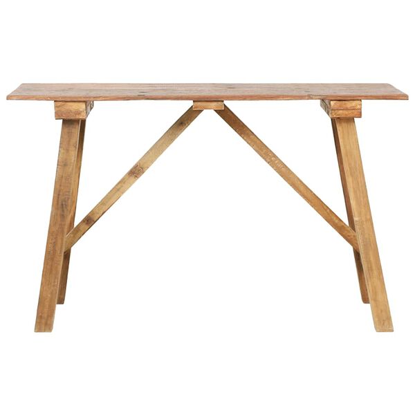 vidaXL Console Table 130x40x80 cm Mixed Recycled Wood