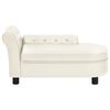 vidaXL Dog Sofa Cream 83x45x42 cm Faux Leather