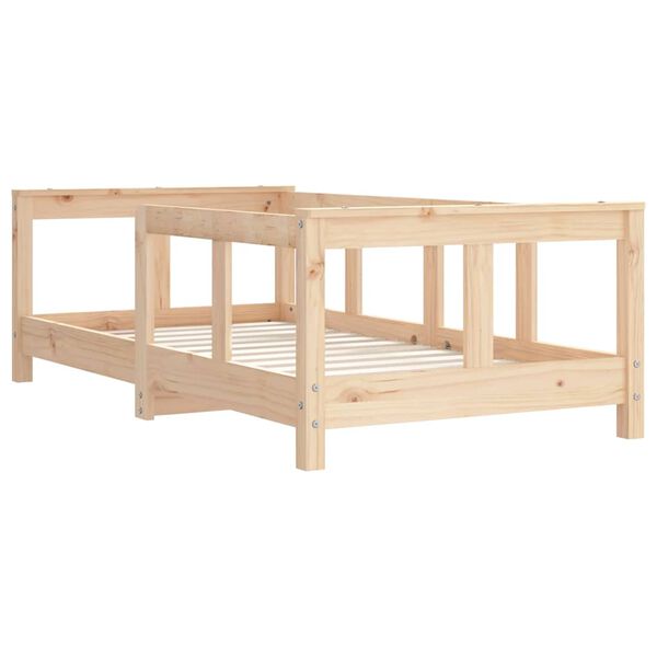 vidaXL Kids Bed Frame 70x140 cm Solid Wood Pine