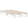 vidaXL Bed Frame without Mattress White 100x200 cm Solid Wood Pine