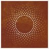 vidaXL Garden Wall Decoration 55x55 cm Corten Steel Sun Design