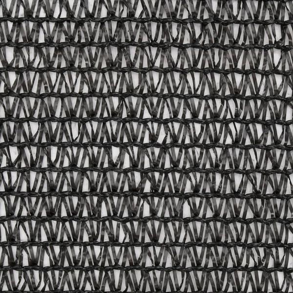 vidaXL Privacy Net HDPE 1x25 m Black