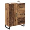 vidaXL Sideboard Old Wood 69.5 x 34 x 90 cm Engineered Wood and Iron