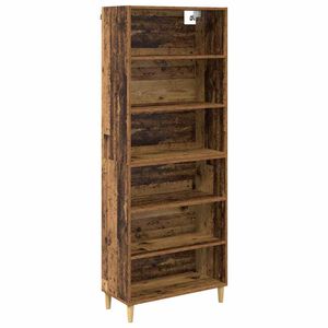 vidaXL Highboard Old Wood 69.5 x 32.5 x 180 cm Engineered Wood